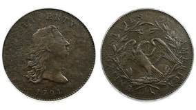 Prototype of first U.S. dollar coins up for auction