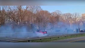 Man charged after video shows drivers doing donuts on Capital Beltway