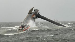 Coast Guard searching for 12 people missing after ship capsizes in Gulf of Mexico
