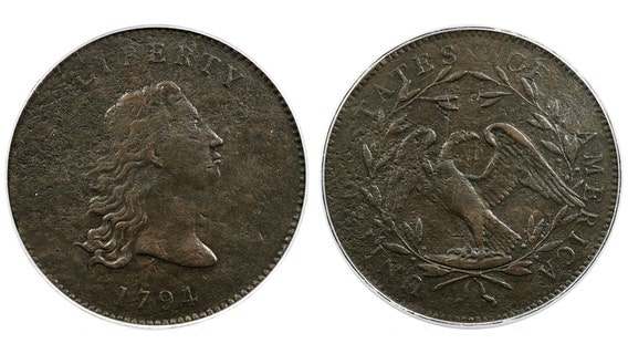 Prototype of first U.S. dollar coins up for auction