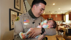 Deputy saves life of unresponsive 10-day-old baby in San Bernardino County