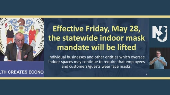 New Jersey to lift COVID-19 indoor mask mandates in most settings Friday