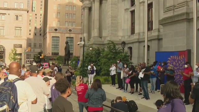 George Floyd remembered by Philadelphia group at City Hall