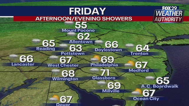 Weather Authority: Rain moves in Friday afternoon with lingering showers Saturday
