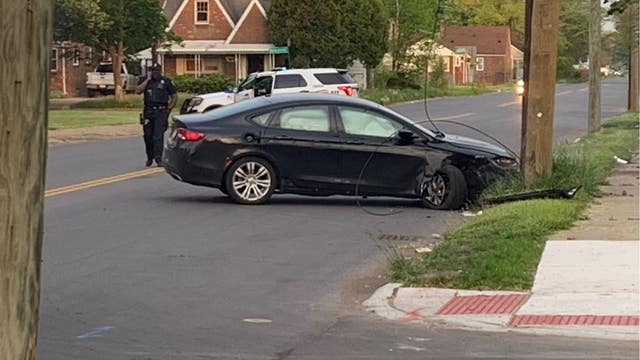 Woman dies after striking telephone pole, electrocuting self on loose wiring
