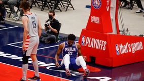 Joel Embiid ruled out for Game 5 after MRI reveals small meniscus tear in right knee