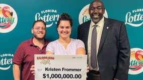 ‘Housewarming gift’: New Jersey couple wins $1 million in Florida lottery after recently moving to state