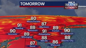 Weather Authority: Wednesday to see more thunderstorms across Delaware Valley