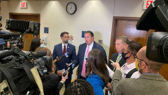 GOP election bill sponsor takes case to Wolf news conference