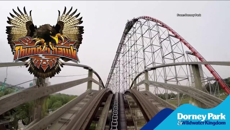 Dorney Park s nearly 100 year old roller coaster ThunderHawk