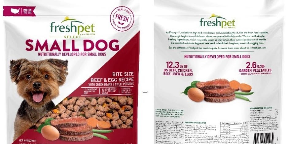 a list of dog food recalls