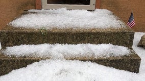 Severe storms bring hail, damaging winds to area