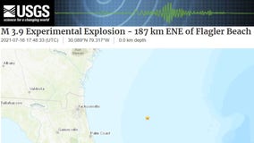 USGS: Magnitude 3.9 'experimental explosion' reported near same site of Navy testing in June