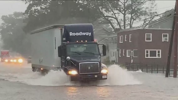 Torrential rain prompts flash flooding, stranding people across Bucks County
