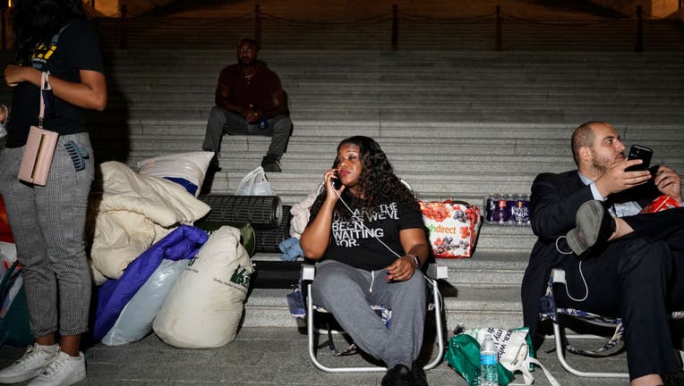 Rep. Cori Bush Sleeps Outside Capitol Building In Push To Extend Federal Eviction Moratorium