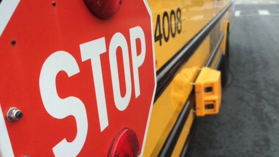 school bus stop sign