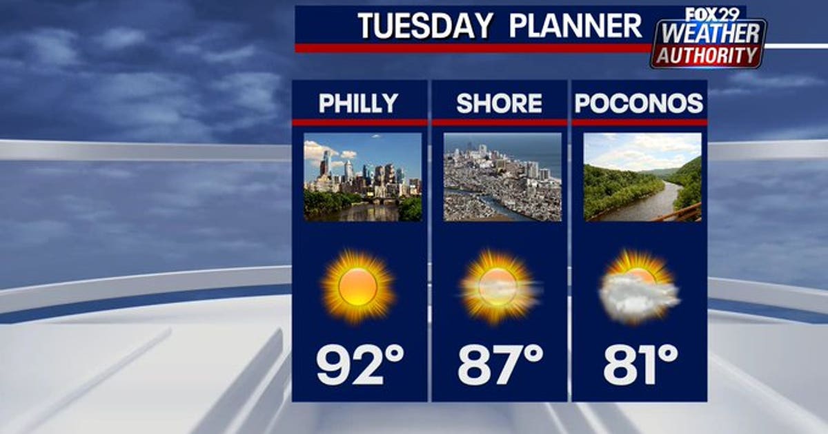 Weather Authority: Hazy, hot Tuesday ahead, marking start of region's ...
