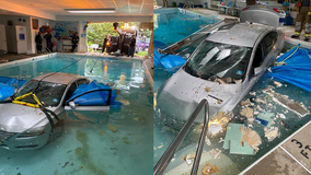 No injuries reported after car crashes into swim school in Ocean County