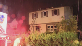 Man hospitalized after overnight fire in Pennsauken