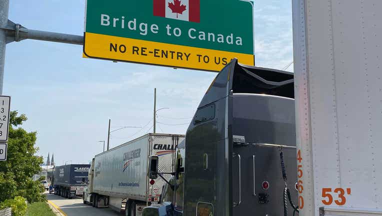 canadian border on 8.6