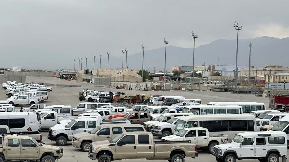 Foreigner military left Bagram airbase