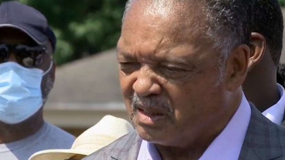 Rev. Jesse Jackson, Kenosha NAACP hold press conference to address shooting of Jacob Blake