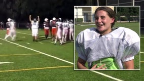 Riverview teen becomes first female to score touchdown in Florida high school football game