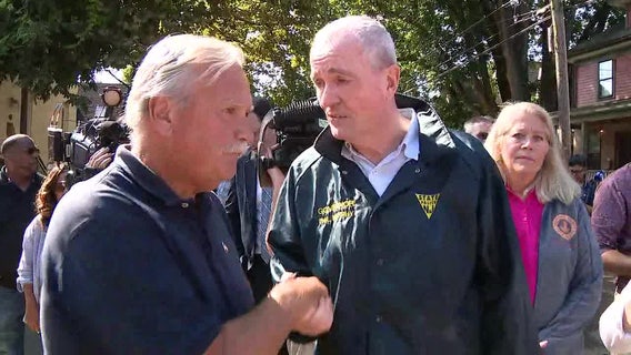 Gov. Murphy tours flood-damaged area in NJ as Biden approves federal aid