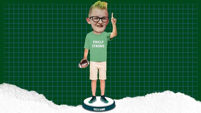 Get your very own Philadelphia Eagles superfan Giovanni Hamilton bobblehead