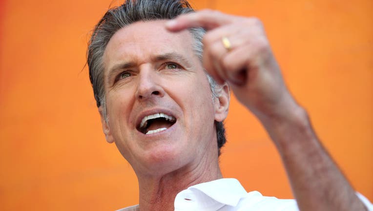 California Governor Gavin Newsom Campaigns Against The Recall Attempt In Bay Area