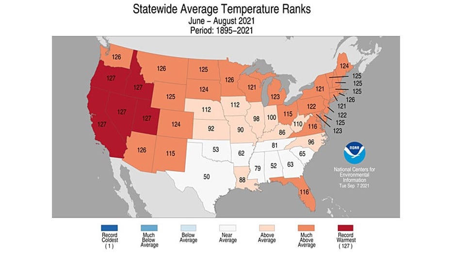 ⏩SOLVED:The hottest temperature recorded in the United States is…
