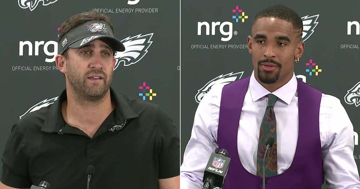 Eagles QB Jalen Hurts, coach Nick Sirianni growing together | FOX 29 ...