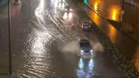 Flooding from Delaware River impacts drivers on Columbus Boulevard