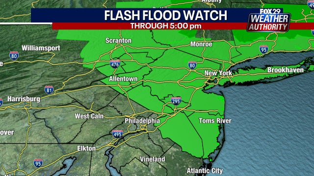 Weather Authority: Flash flood watch as heavy rains from nor'easter impact region