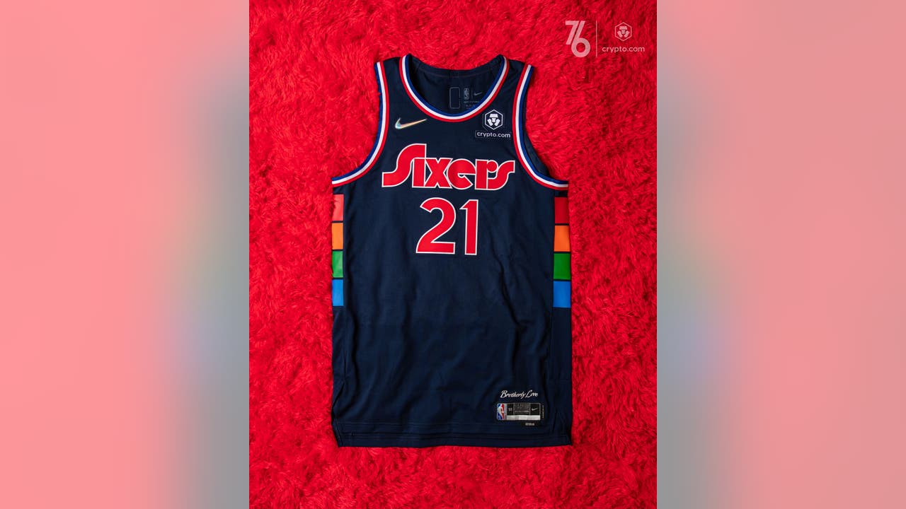 76ers Unveil Spectrum-Themed 2021-2022 NBA City Edition Uniforms