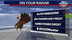 Weather Authority: Chilly Wednesday night gives way to pleasant Thanksgiving Day