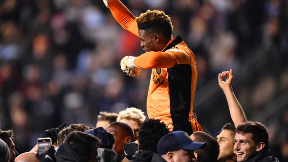 Union headed to conference final after shootout win over Nashville