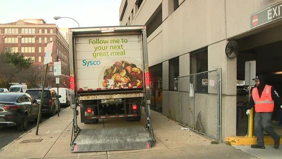 Operation Thanksgiving: Philadelphia Police pack more than 315 food baskets for families