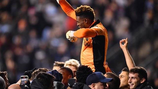 Union headed to conference final after shootout win over Nashville