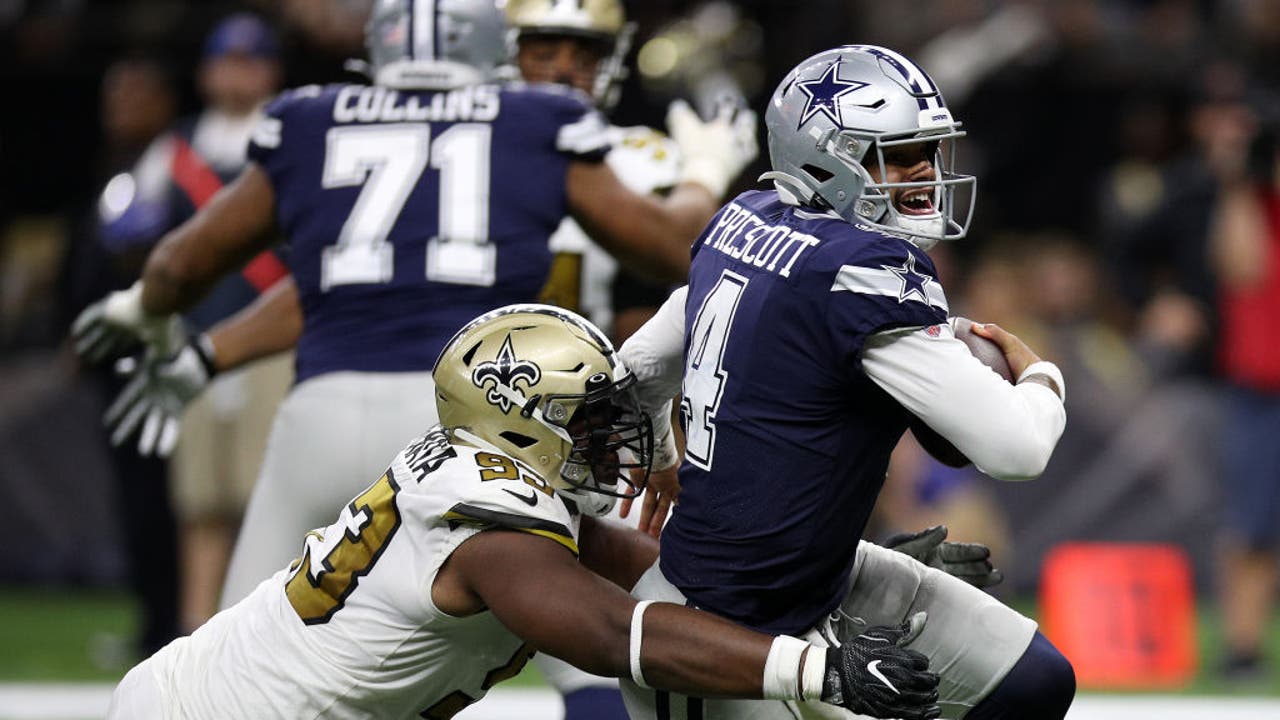cowboys saints meet in thursday night football on fox