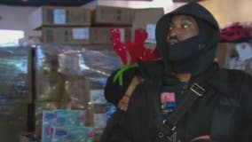 Meek Mill helps donate gifts to families in need for the holiday season