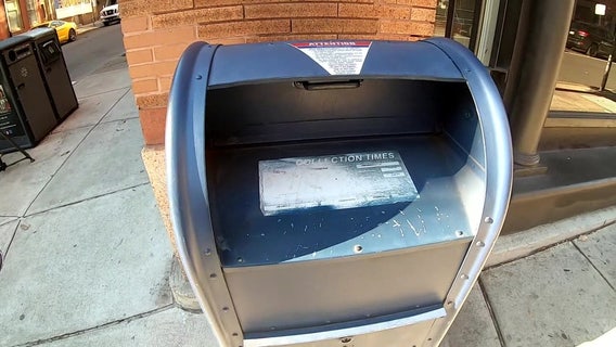 Pennsylvania police department report thefts from blue mailboxes outside post office