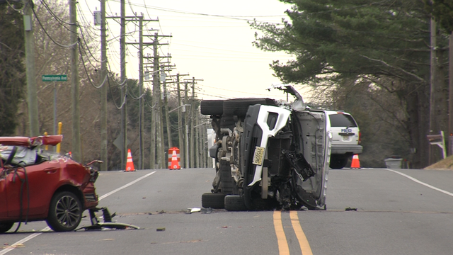 Investigators on scene after multi-vehicle accident involving police in Vineland