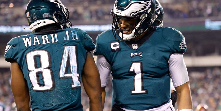 Jalen Hurts's three touchdowns power Eagles past Covid-ravaged Washington, NFL