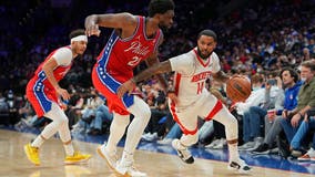 Embiid's triple-double powers 76ers past Rockets 133-113