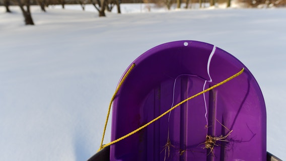 2-year-old injured in apparent freak sledding accident in Upper Merion, police say