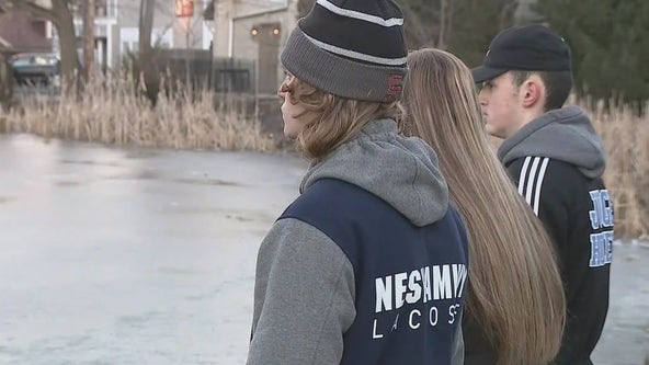 'He was screaming for help': Teen saves 2 kids who fell through thin ice at Bucks County lake