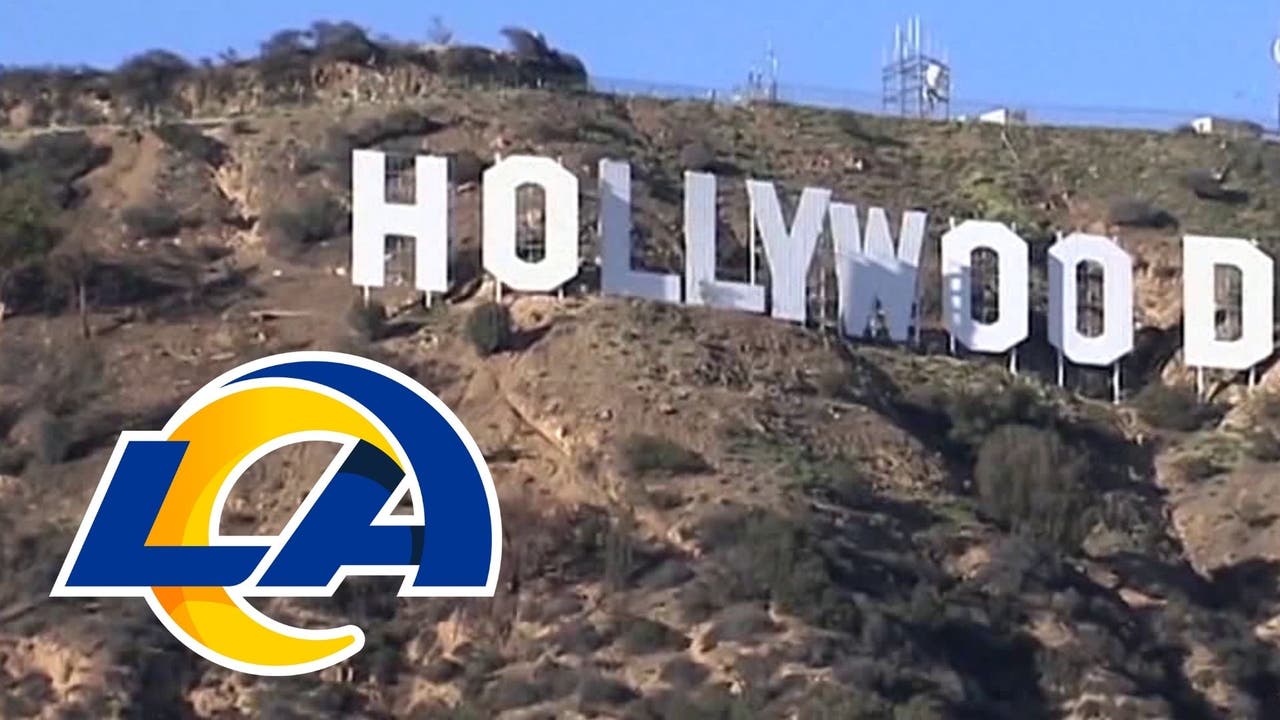 LA changed the Hollywood sign to celebrate Rams Super Bowl win and it looks  really bad