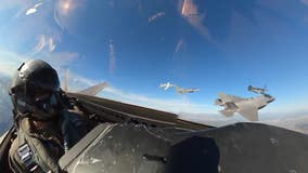 Super Bowl flyover practice roars over Southern California