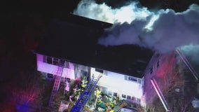 2 in critical condition after fire tears through Westampton home